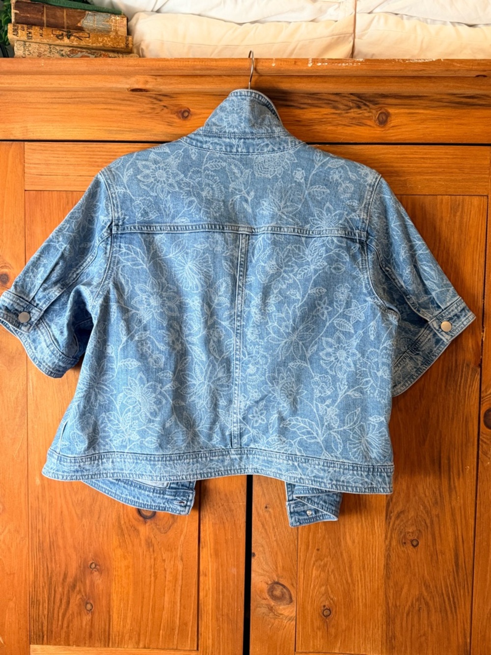 Talbots Light Blue Denim Button-Up Jacket - Picture 4 of 4